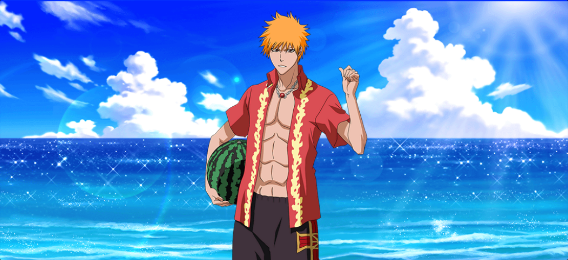 3★ Ichigo Kurosaki (Swimsuit Version) (Speed Attribute) BLEACH Brave