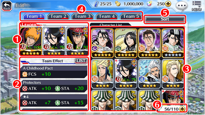 Guide: Teams | BLEACH Brave Souls Wiki | Fandom
