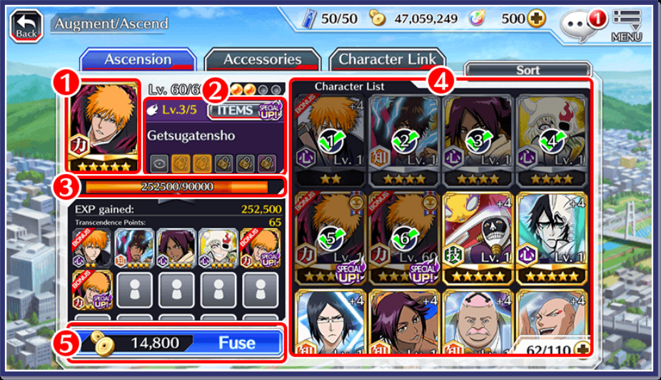 bleach brave souls unlimited orbs