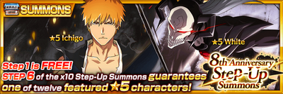 TYBW 14 Summons Main Banner, Solo Banners (BBS Simulator) Bleach