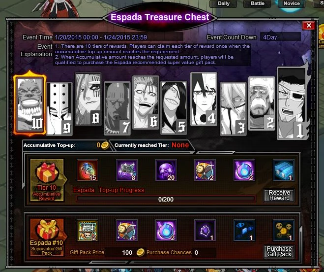 Espada Treasure Chest Bleach Gogames Wiki Fandom
