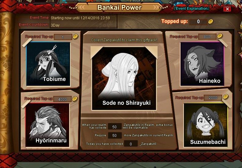 Ultimate Charge, Bleach Online User Wiki