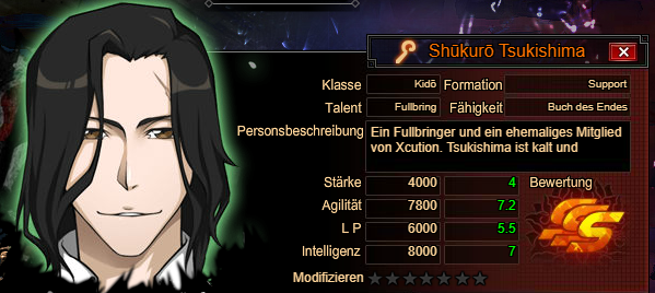 Shy Nemu, Bleach Online User Wiki