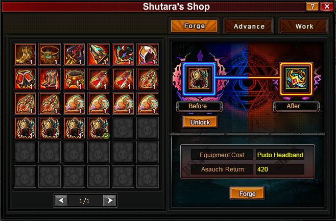 Shutara's Shop, Bleach Online User Wiki