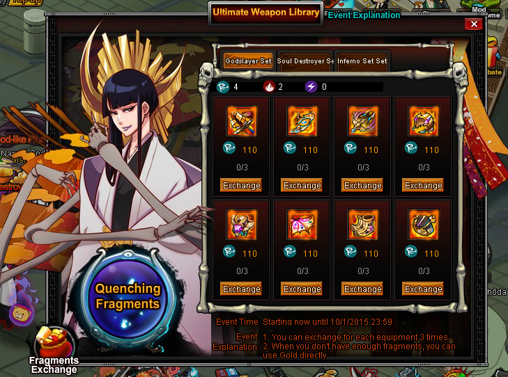 Ultimate Arsenal, Bleach Online User Wiki