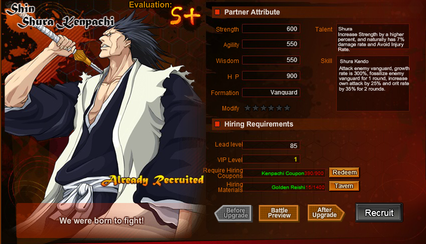 Special War Power, Bleach Online User Wiki