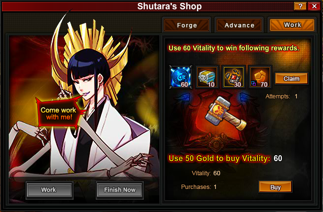 Shutara's Shop, Bleach Online User Wiki