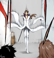 Aizen confronts Ichigo's friends after deciding to stop pretending to look for them.