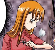 Orihime pulls on her Chain of Fate.