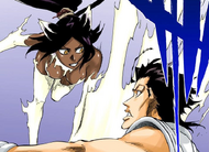 Yoruichi faces off against Askin.