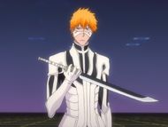 Is there any significance of Ichigo's Fullbring Bankai & reforged Shikai  having hollowed-out slits in them? : r/bleach