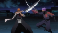 Ichigo and Hanza Nukui clash.