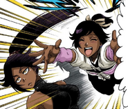 Yūshirō finds Yoruichi Shihōin.