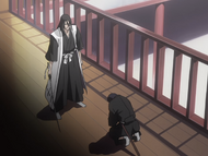 Ichinose fails to wound Kenpachi.