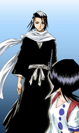 Byakuya confronts Rukia Kuchiki.