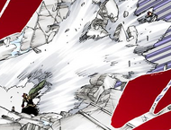 Renji attacks Bazz-B.