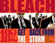 Hitsugaya and several others on the cover of Chapter 182.