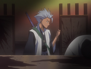 Hitsugaya discovers the dead bodies of the Central 46