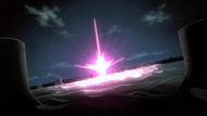 The resulting blast of destruction when Byakuya utilizes Gōkei in battle.