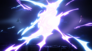 Explosive double Getsuga Tenshō attack.