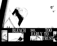 Ichimaru na okładce 383. rozdziału.