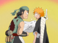 Ichigo realizes Ganju's map is hand-drawn.