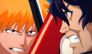 Starcie Ichigo z Amagai.