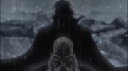 Yhwach apparaît dans le dos de Yamamoto
