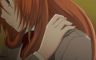 Orihime is somehow uninjured.