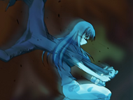 Orihime is attacked by Acidwire.