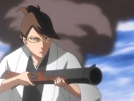 Ran'Tao używająca Pistoletu Kidō