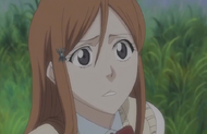 Orihime tells Ichigo to be okay.