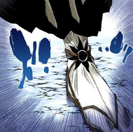 Zommari manages to successfully target Byakuya's leg with Amor.