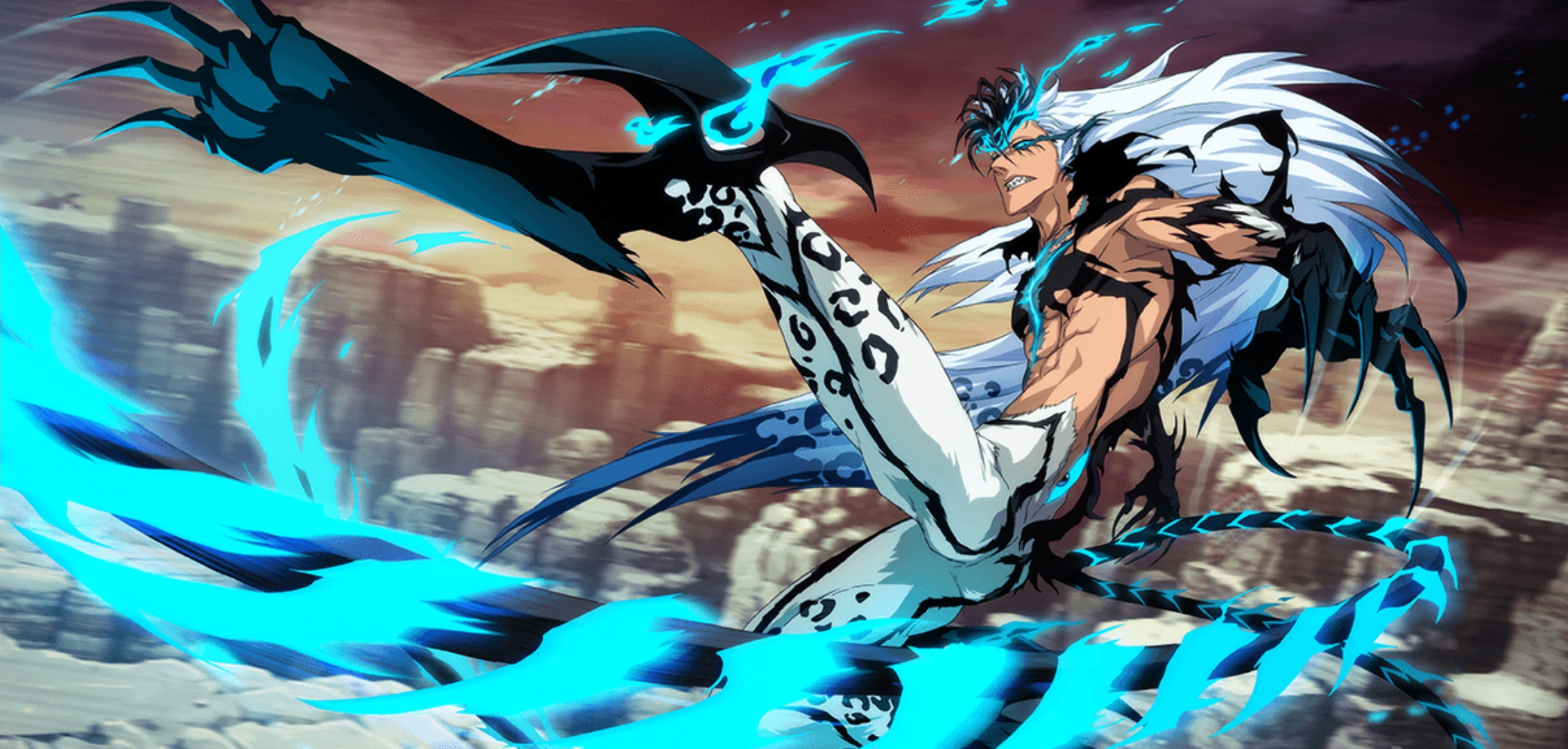 Grimmjow Ressureccion vs Ichigo Vasto Lorde