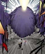 The Kōtotsu pursues Yoruichi, Ichigo, Orihime, Sado, and Uryū.