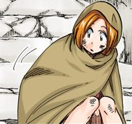 Orihime sneaks to the Negal Ruins.