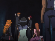 Ichigo and Renji leave the group.