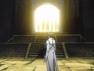 Uryū watches as the Bount enter the Senkaimon.