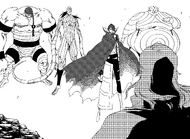 Garogai and his fellow Togabito appear before Szayelaporro Granz.