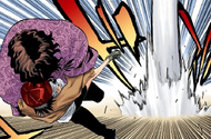 Sado saves Karin Kurosaki from Bulbous G.