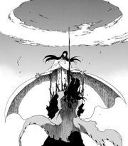Byakuya diserang oleh Bankai-nya sendiri.