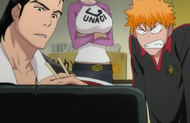 Ichigo yells at Ginjō.