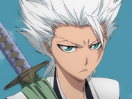 Tōshirō Hitsugaya, Captain of the 10th Division.