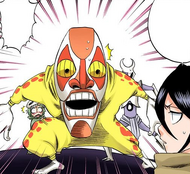 Rukia Kuchiki notices Dondochakka, Nel, and Pesche.