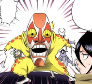 Rukia Kuchiki notices Pesche, Nel, and Dondochakka.