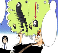 Ichigo explains his plan for defeating the Menos Grande to Uryū.