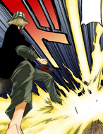 Ichigo's first use of Getsuga Tenshō.