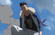Bruno appears on the rooftop of "The Realist's".