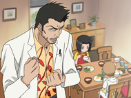 Isshin wonders about his son's secretive activities in his room.