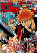 Ichigo and Grimmjow on the cover of the February 6th 2006 issue of Shonen Jump.